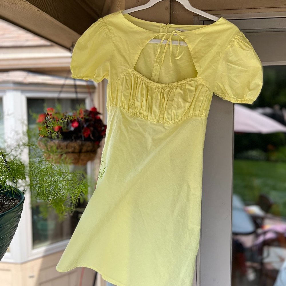 Yellow Urban Outfitters Mini Dress - Size S